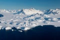 Greenland, ice floe and mountains