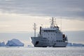 Greenland - Icebreaker in Scoresbysund Royalty Free Stock Photo