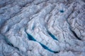 Greenland Ilulissat glacier with blue lake eye