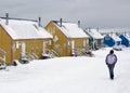 Greenland - Ittoqqortoormiit - Scoresbysund Royalty Free Stock Photo