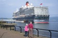 Greenock, Scotland, UK, September 5th 2021, Queen Elizabeth Hamilton passenger ship during cruise with tourists