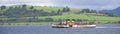 Greenock, Scotland, UK, September 11th 2021, The Waverley paddle steamboat full of tourists travelling from Glasgow to