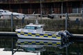 Police rescue boat moored at James Watt marina