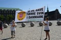 Greenpeace stange protes rally against pigs in Copenhagen