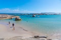 GREENS POOL, AUSTRALIA, JANUARY 10, 2020: Sunny summer day at Greens pool in Australia Royalty Free Stock Photo