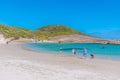 GREENS POOL, AUSTRALIA, JANUARY 10, 2020: Sunny summer day at Greens pool in Australia Royalty Free Stock Photo