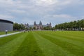 The greens at Van Gogh Museum Amsterdam at Museum Square - AMSTERDAM - THE NETHERLANDS - JULY 20, 2017