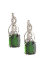 Greenstone earrings