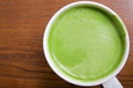 Greentea matcha latte Royalty Free Stock Photo