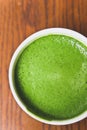 Greentea matcha latte Royalty Free Stock Photo