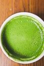 Greentea matcha latte Royalty Free Stock Photo