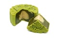 Greentea Mooncake Royalty Free Stock Photo