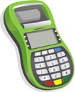 Pos Terminal green color