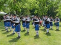 Greenville SC Scottish Games Bagpipe Band Royalty Free Stock Photo