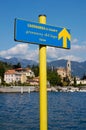 Greenway Del Lago Sign Royalty Free Stock Photo