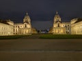 Greenwhich university at night Royalty Free Stock Photo