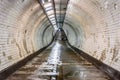 Greenwich Foot Tunnel beneath the River Thames Royalty Free Stock Photo