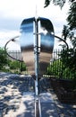 Greenwich / London, England Uk - June 29, 2014: The prime meridian line at greenwich, London