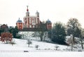 Greenwich observatory in a cold winter day