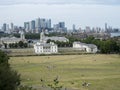 Greenwich park, London, and city skyline