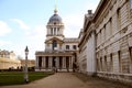 Greenwich park, Royal Navy chapel and college Royalty Free Stock Photo
