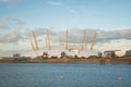 Greenwich peninsula Panorama Royalty Free Stock Photo