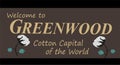 Greenwood Mississippi with brown background