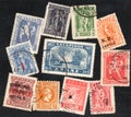Greece stamps Royalty Free Stock Photo