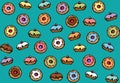 Donut. Vector drawing