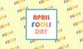 Greeting april fools day 