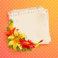 Greeting card Royalty Free Stock Photo