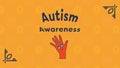 Greeting card with autism awareness message