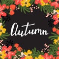 Greeting card autumn