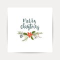 Greeting Card with christmas toys