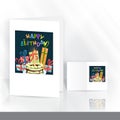 Greeting Card Design, Template Royalty Free Stock Photo