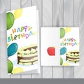 Greeting Card Design, Template Royalty Free Stock Photo