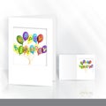 Greeting Card Design, Template Royalty Free Stock Photo