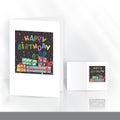 Greeting Card Design, Template Royalty Free Stock Photo