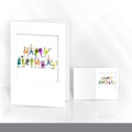 Greeting Card Design, Template Royalty Free Stock Photo