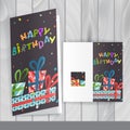Greeting Card Design, Template Royalty Free Stock Photo