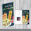 Greeting Card Design, Template Royalty Free Stock Photo