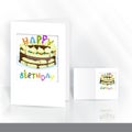 Greeting Card Design, Template Royalty Free Stock Photo