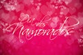 Greeting card for Dia dos Namorados, Brazilian Valentine`s Day Royalty Free Stock Photo