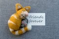 Greeting card: friends forever