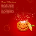 Greeting Card Halloween Royalty Free Stock Photo
