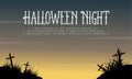 Greeting Card Halloween Night Background Royalty Free Stock Photo