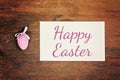 Greeting card happy easter