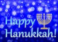 Greeting card - Happy Hanukkah Royalty Free Stock Photo