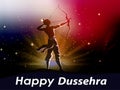 Greeting card - Happy dussehra festival of India