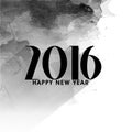 Greeting card for Happy New Year 2016. Royalty Free Stock Photo